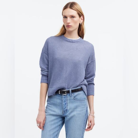 Madewell Sweaters - Madewell Linen Drop-Shoulder Sweater